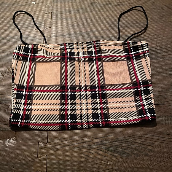 SHEIN tartan crop cami - Picture 2 of 2